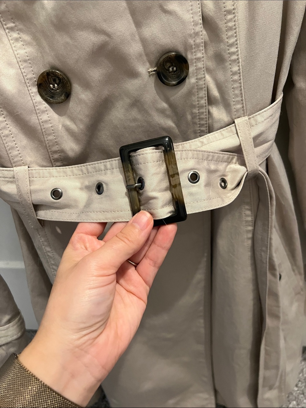 RESERVED Trench Coat - Picture 6 of 8